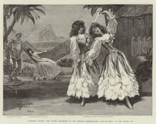 Robinson Crusoe, die Burleske der Wachen in den Chelsea Barracks, der Pas de Deux im zweiten Akt